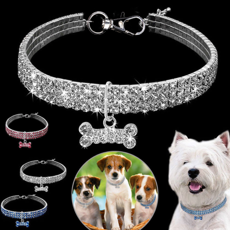 Maliben Sweet Crystal Dog Collar