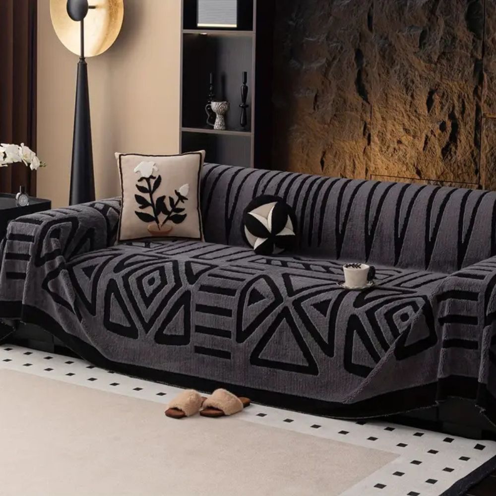 Maliben | Luxury Urban Maze Sofa Cover