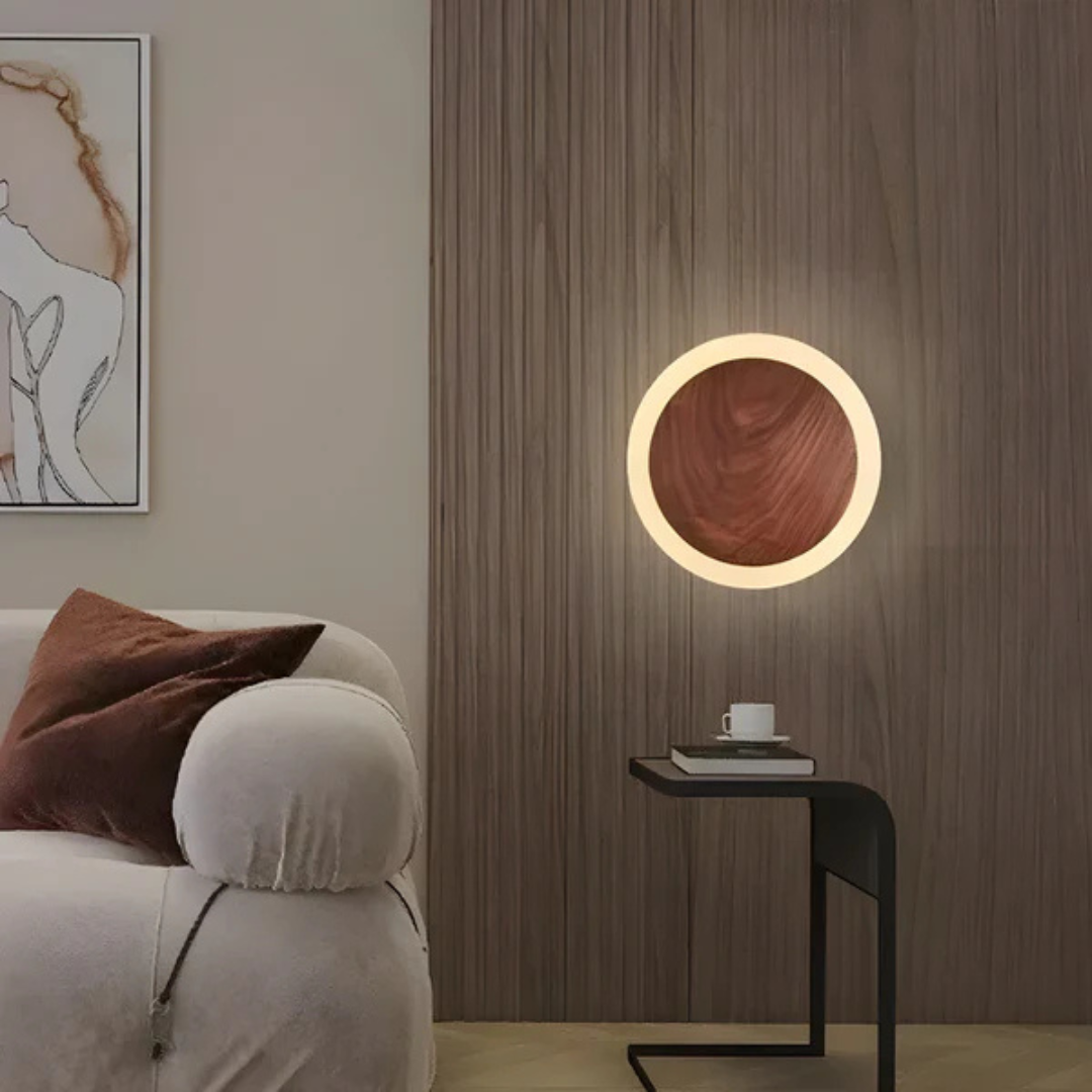 Maliben | Scandinavian Wooden Led Wall Lamp
