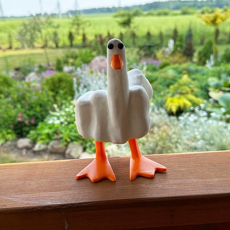 Maliben | Duck Ornament In The Shape Of The Middle Finger