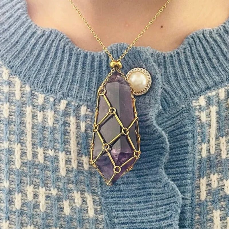 Maliben | Shiny Crystal Stone Necklace