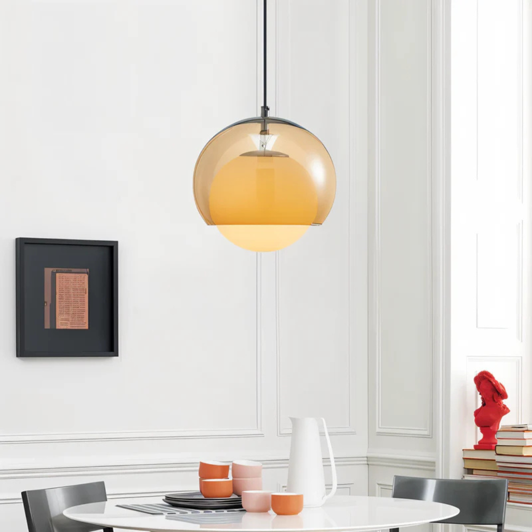 Maliben | Retro Glass Pendant Lamp