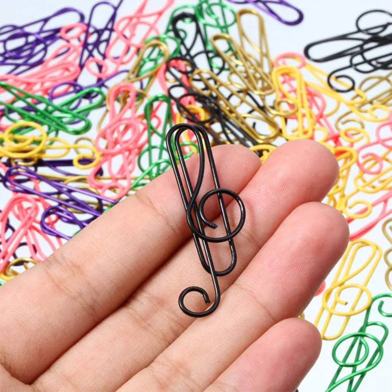 Maliben | Music Multicolored Paperclips Made Of Metal