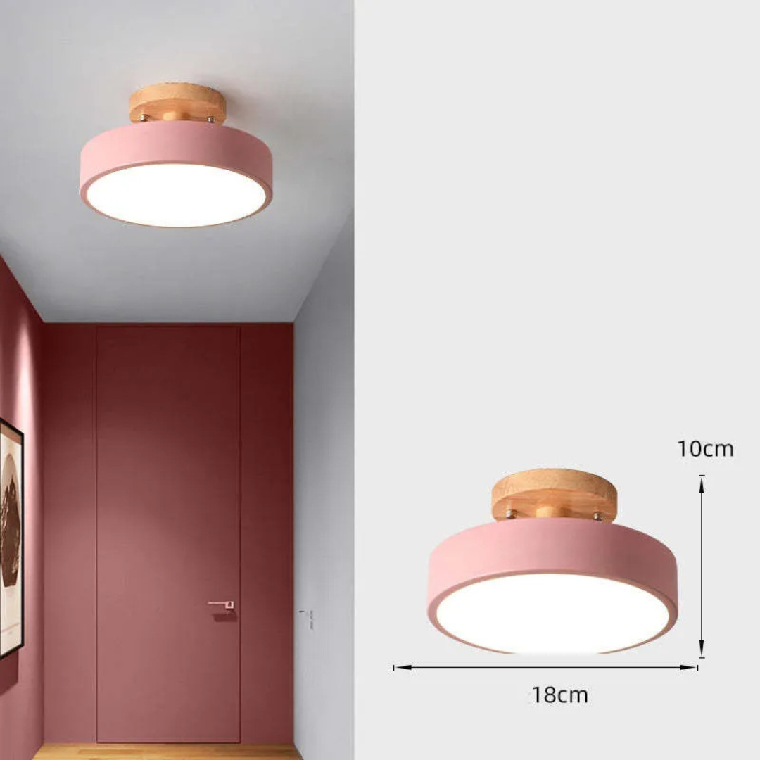 Maliben | Wooden Led Ceiling Lamp