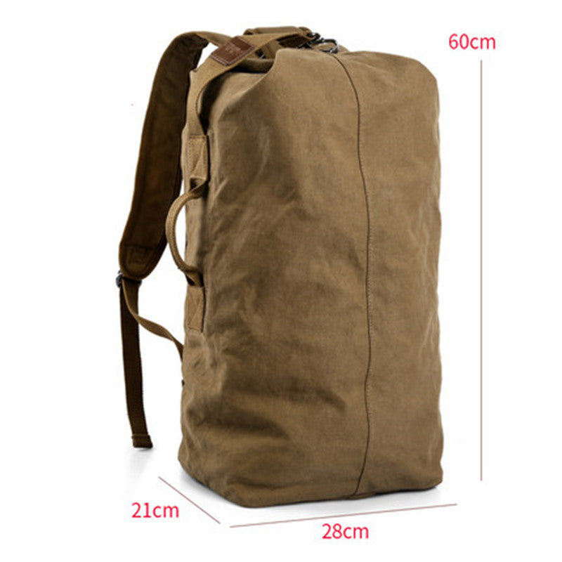 Maliben | Large Capacity Canvas Backpack, With Sturdy Material, Multiple Interior Pockets And Multi-Purpose Utility, For Outdoor & Travel, Men And Women