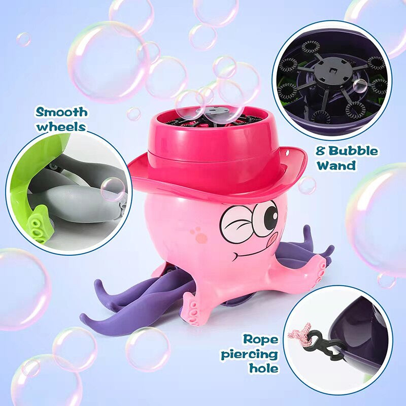 Maliben | Octopus Automatic Bubble Blower Machine Toy