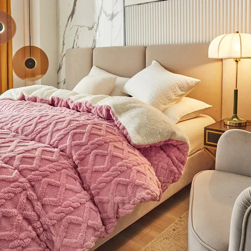 Maliben | Double-Sided Cashmere-Look Duvet Cover - Velvetwarm