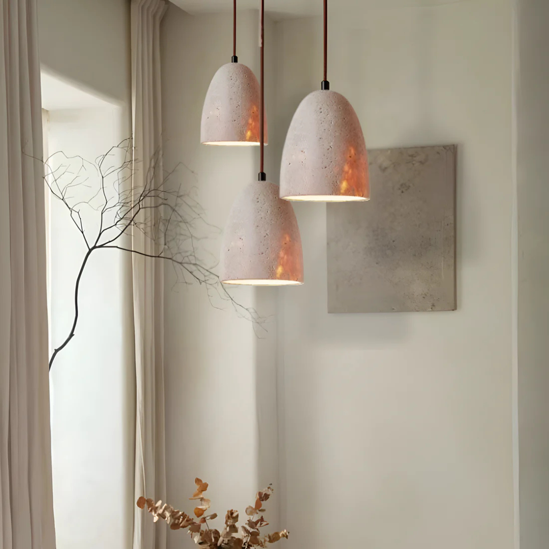 Maliben | Retro Travertine Pendant Lamp