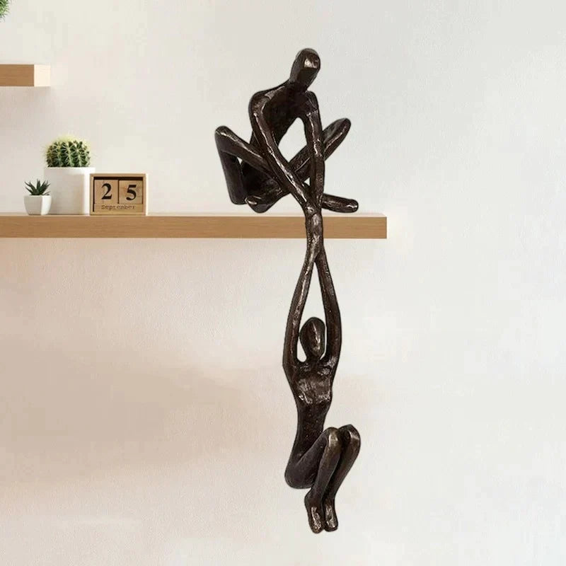 Maliben | Sculpture Figurine Love And Strength Decorative