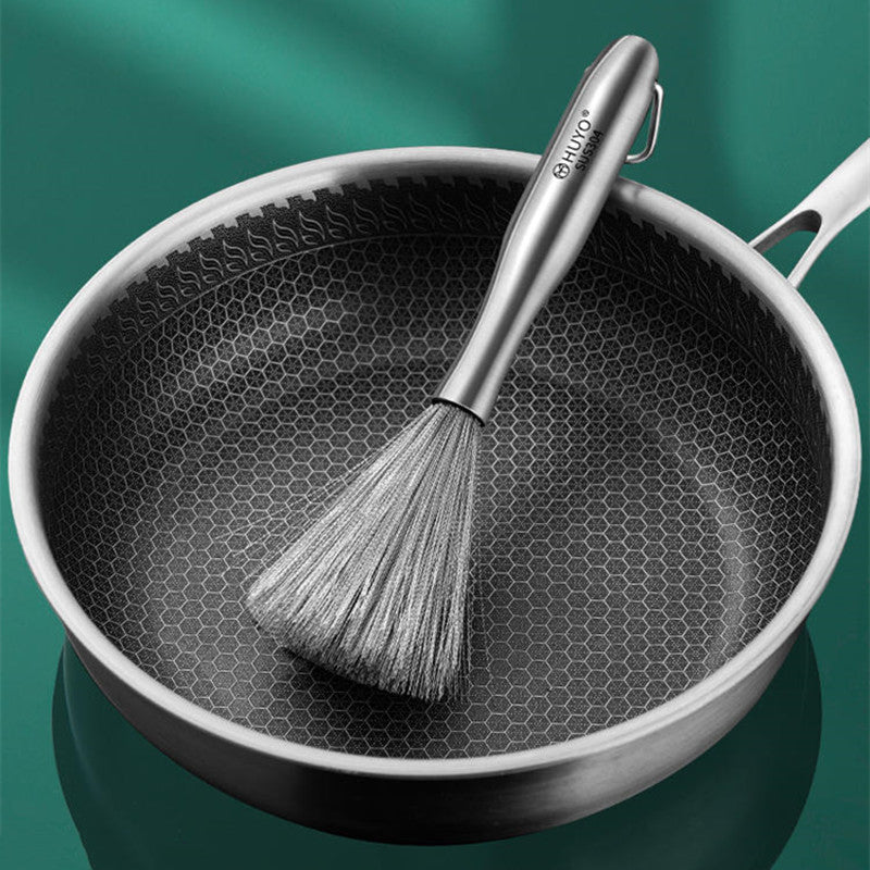 Maliben | Stainless Steel Spring Wire Cleaning Brush