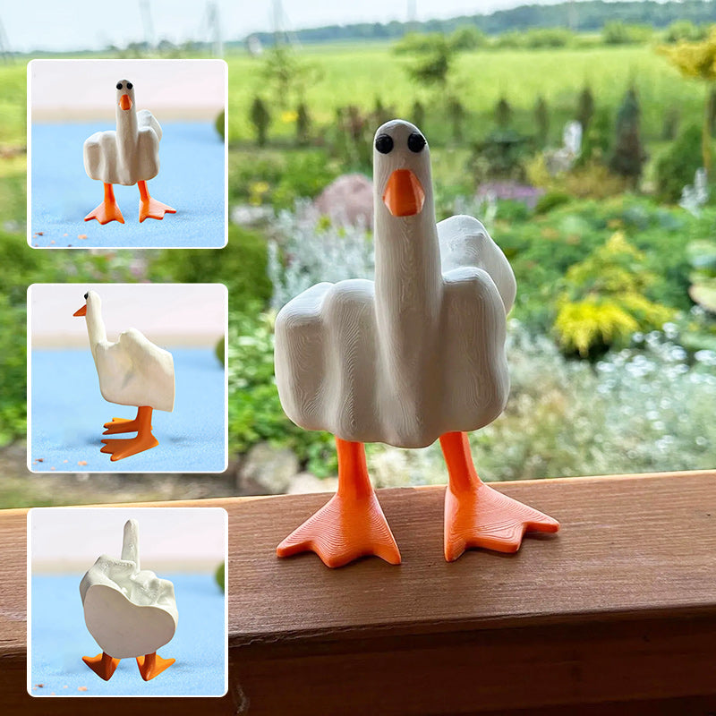 Maliben | Duck Ornament In The Shape Of The Middle Finger
