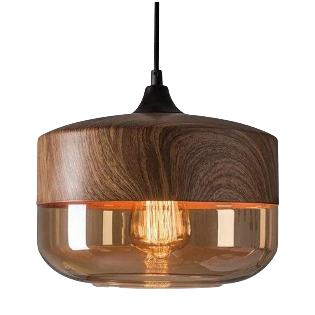 Maliben | Stylish Scandinavian Wooden Ceiling Lamp - Nordluna