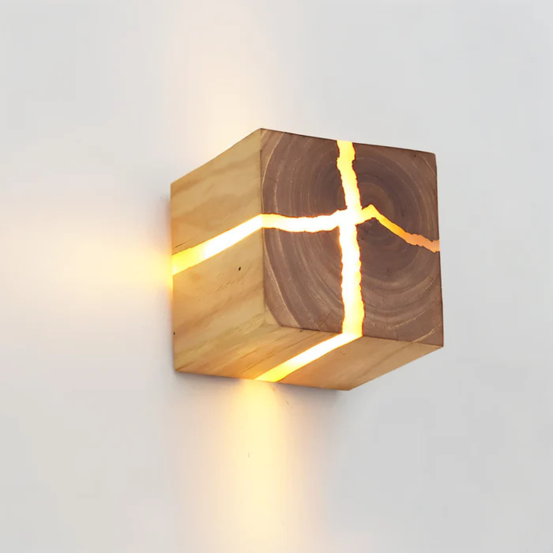 Maliben | Wooden Led Wall Lamp | Stylish Wall Lamp Indoor