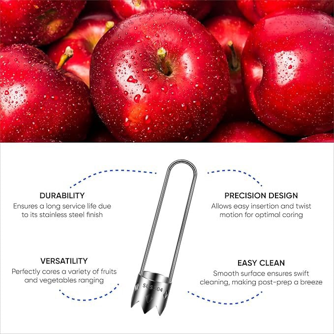 Maliben | ๐
304 Stainless Steel Multi-Use Core Remover๐