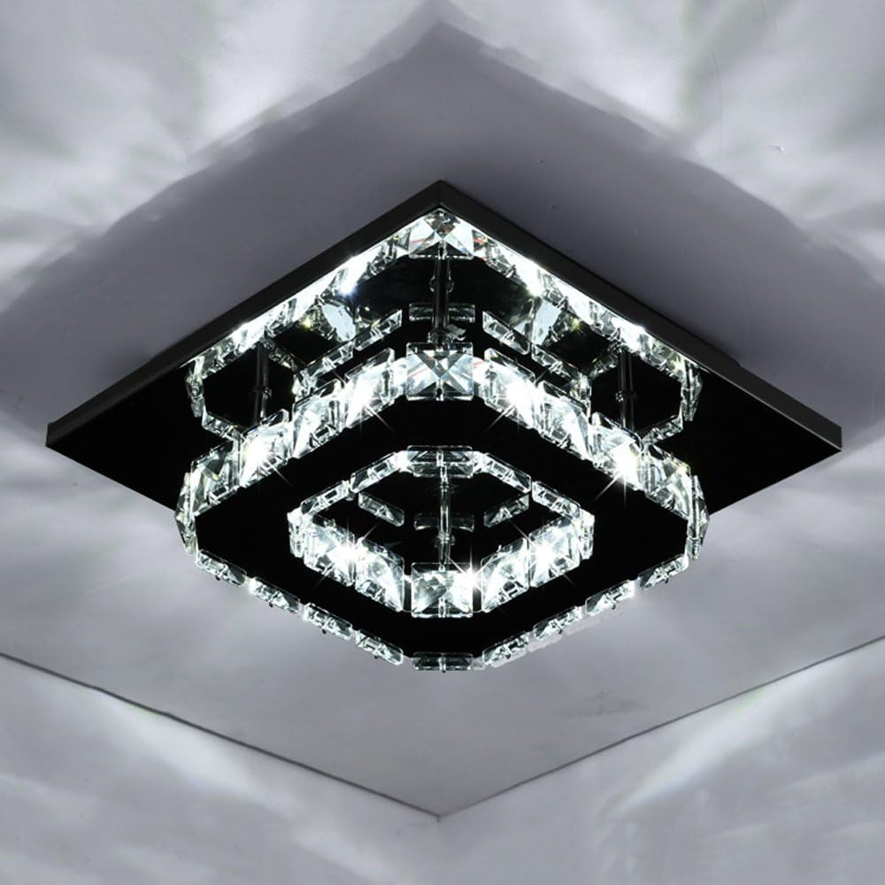 Maliben | Ceiling Light Crystal Led Modern Flush Fixture
