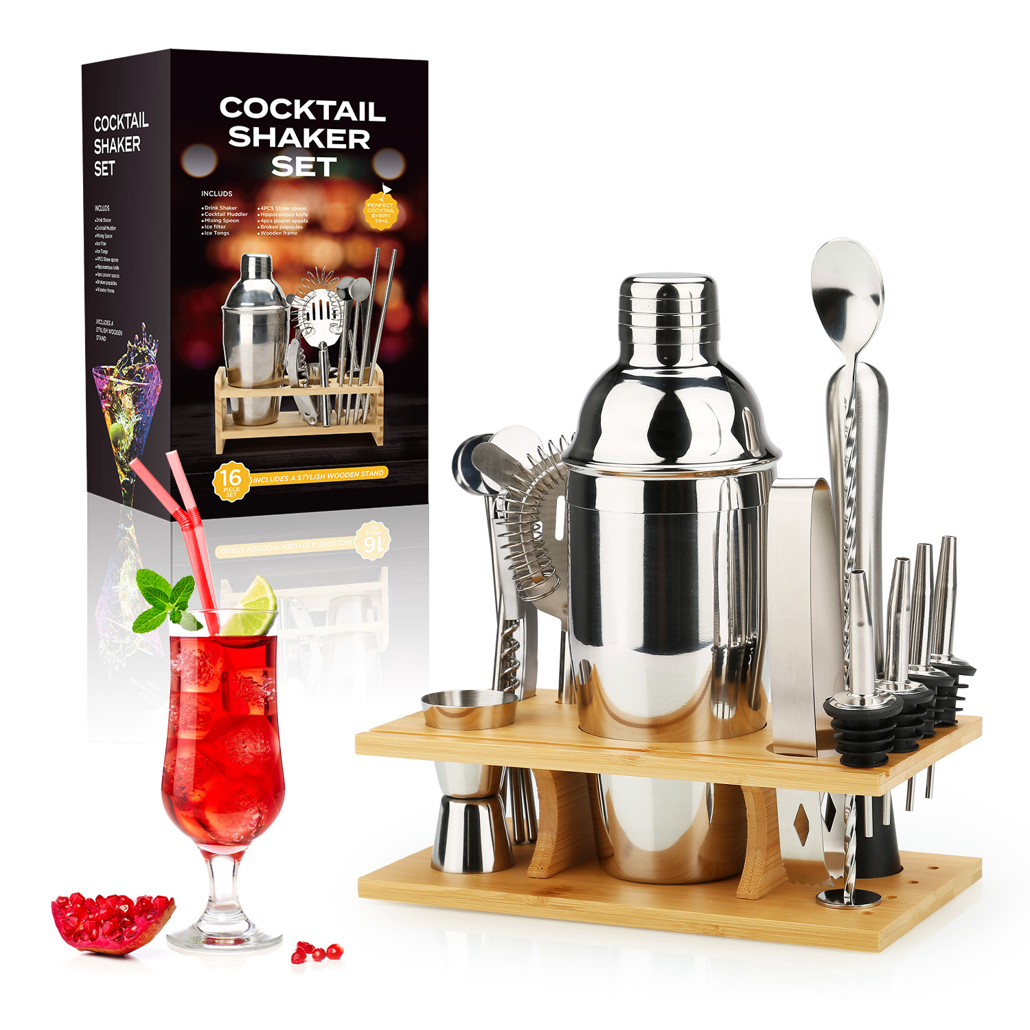 Maliben | Mixology Master Set - Luxury Cocktail Tools For Home