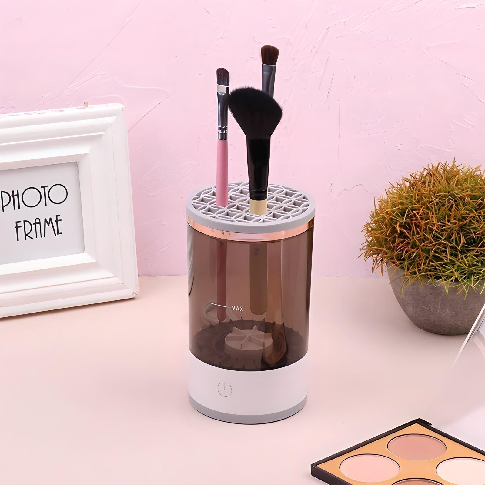Maliben | Brushbath Automatic Makeup Brush Cleaner – Deep Clean & Quick Dry For All Brushes