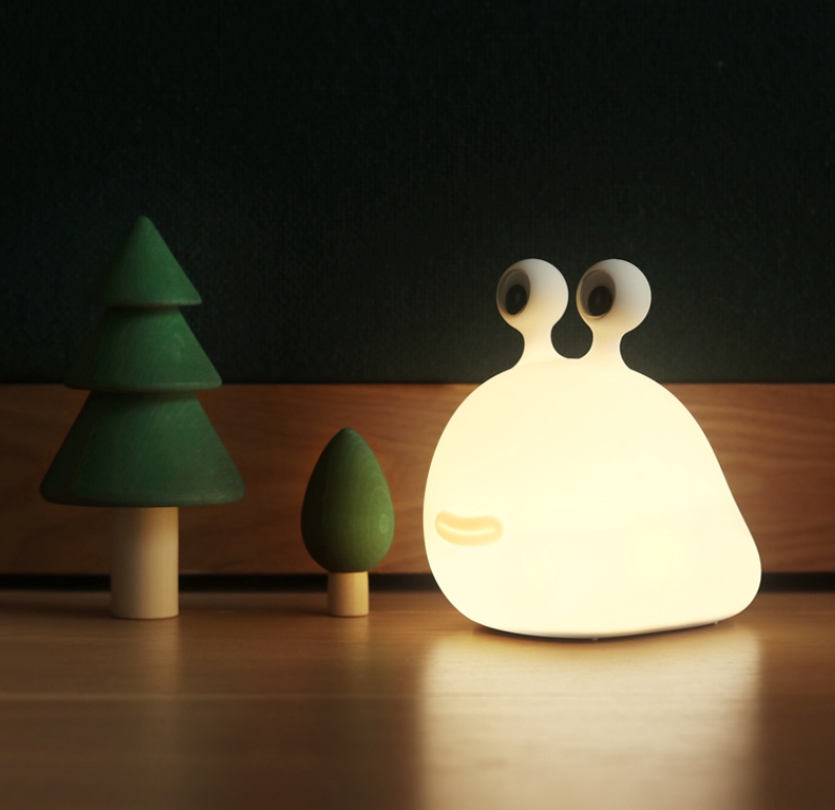 Maliben | Rechargeable Snail Bedroom Night Light With Touch Control, Automatic Shut Off, Low Energy Consumption And Adjustable Brightness, For Office, Bedroom, Bathroom And More