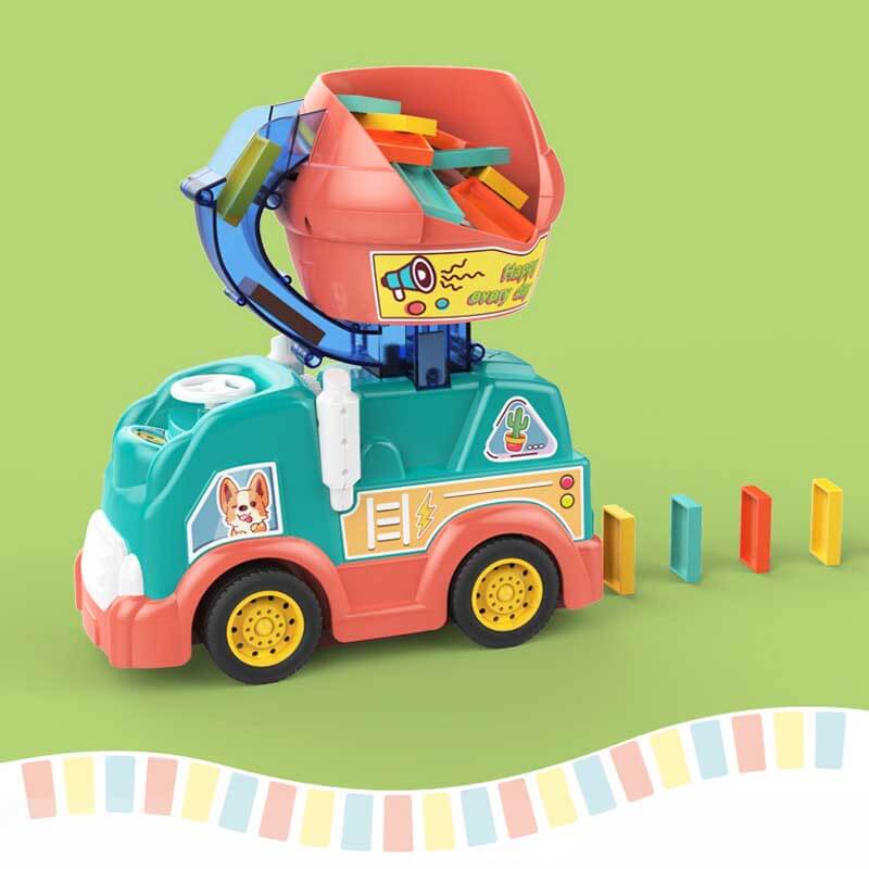 Maliben | Dominoexpress | Endless Play Fun - Automatic Domino Train With Colorful Blocks