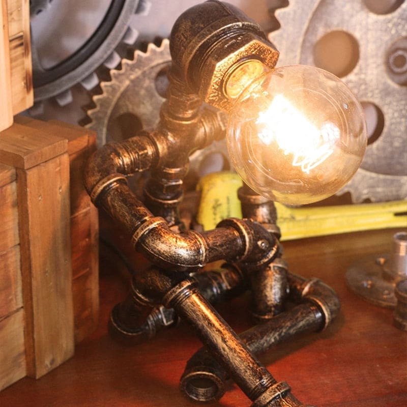 Maliben | Robolight: Futuristic Bedroom Lamp With Storage