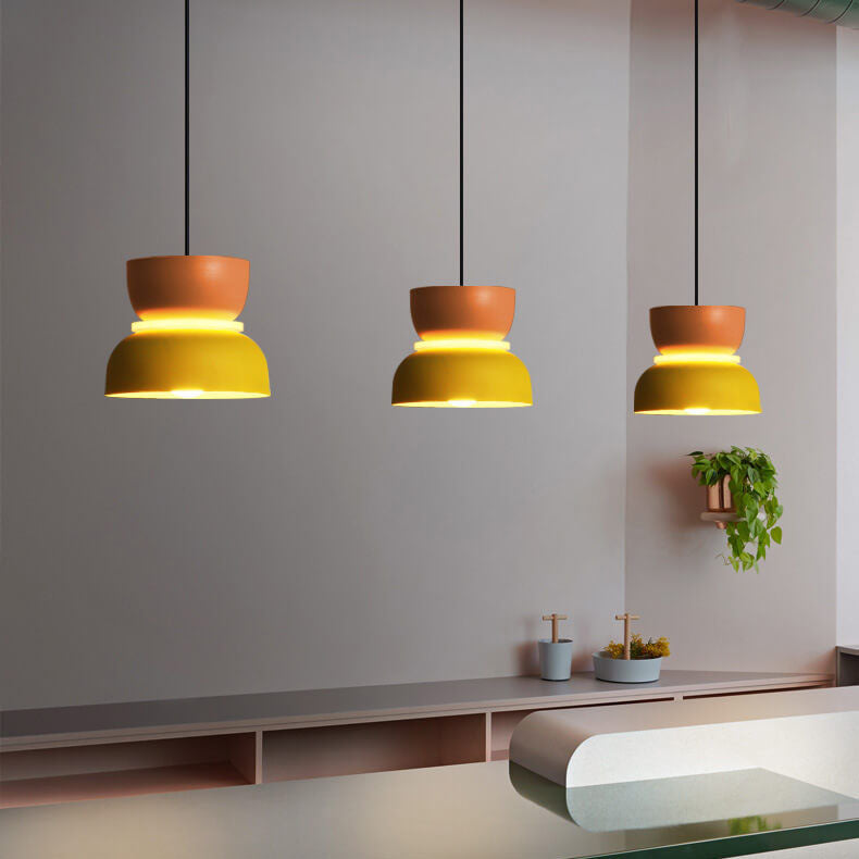 Maliben | Nordic Colorful Macaron 1 Light Led Pendant Lamp