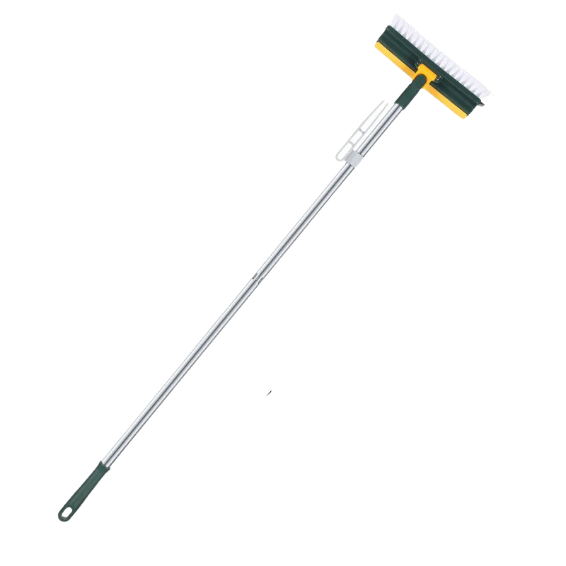Maliben | Glazora Duobrush CleanIng Brush | 2-in-1 For Floors & Windows | With Swivel Head & Telescopic Handle | Effortless Cleanliness