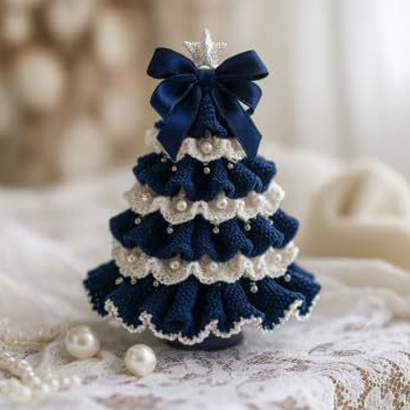 Maliben | Pearlpine – Elegant Hand-Crocheted Christmas Trees