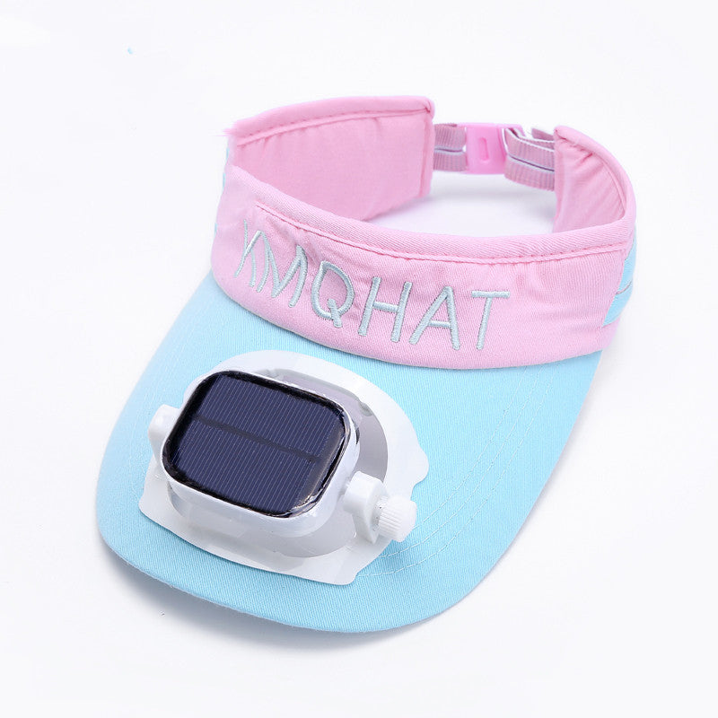 Maliben | Sun Visor Hat With Solar Powered Fan, For Camping, Hiking