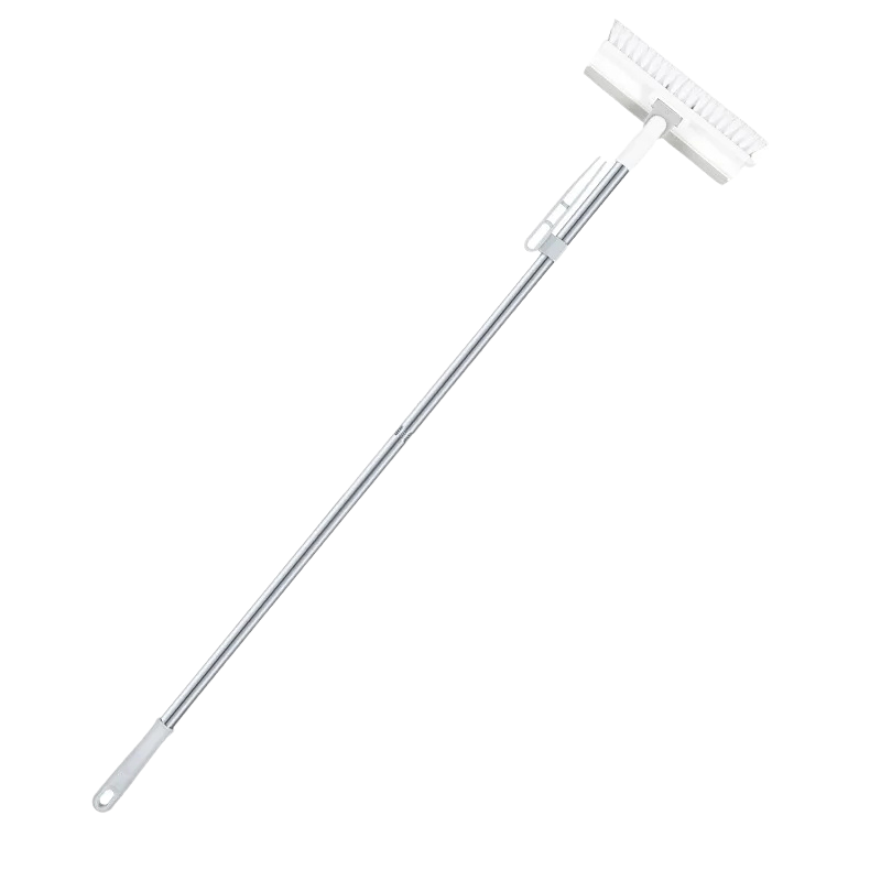 Maliben | Glazora Duobrush CleanIng Brush | 2-in-1 For Floors & Windows | With Swivel Head & Telescopic Handle | Effortless Cleanliness