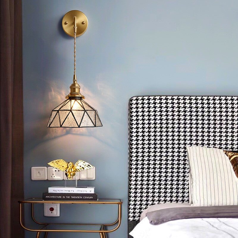 Maliben | Stylish Aquarius Wall Lamp With Water Ripple Glass – Modern And Soothing