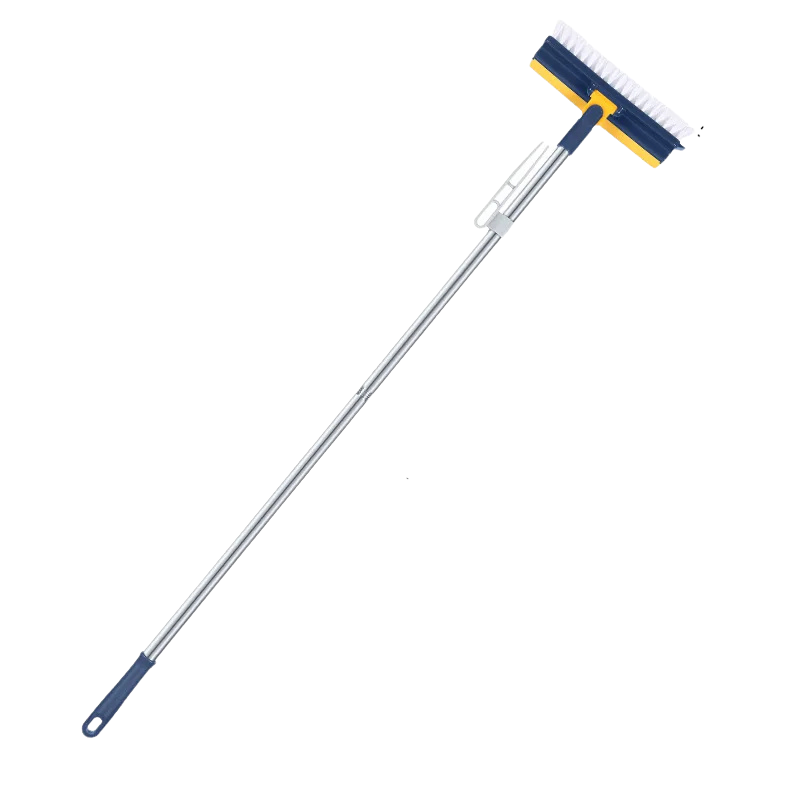Maliben | Glazora Duobrush CleanIng Brush | 2-in-1 For Floors & Windows | With Swivel Head & Telescopic Handle | Effortless Cleanliness