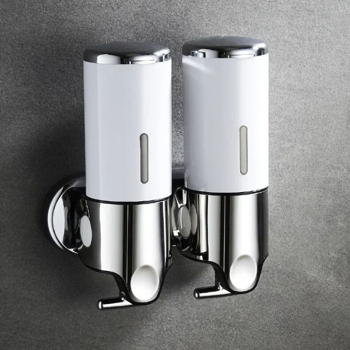 Maliben | Wall Mounted Soap Dispenser | Sudsstation Bathroom Organizer | Stainless Steel & Abs | 16.9 Fl Oz | Set Of 1–3