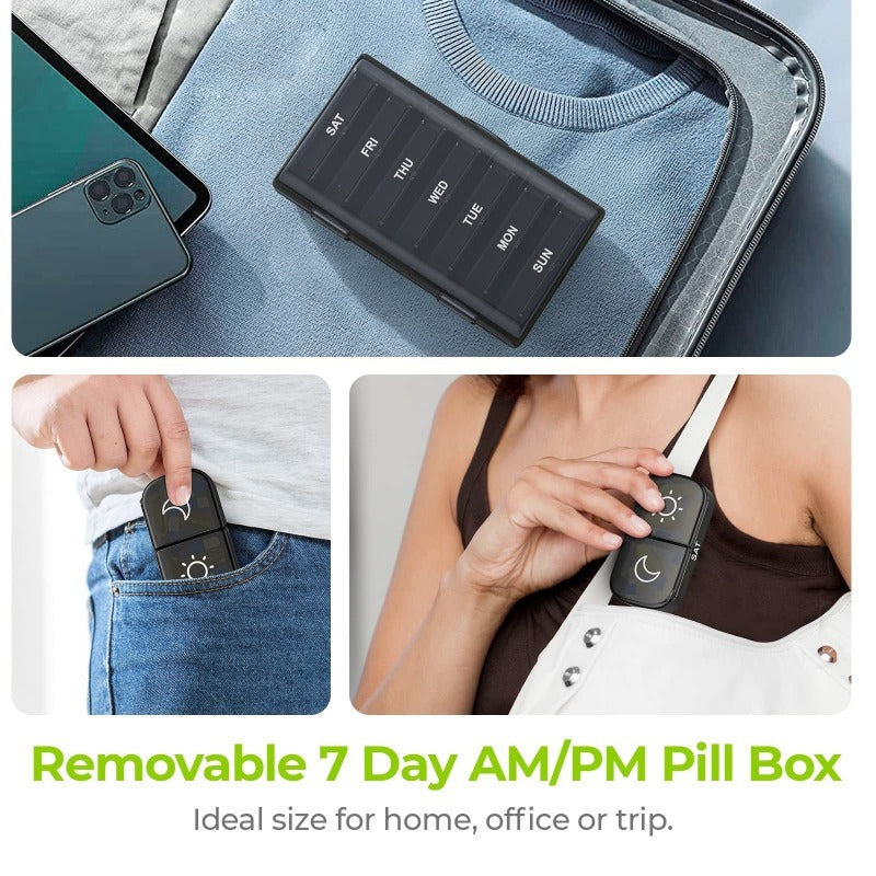 Maliben | Am Pm Weekly Pill Organizer – Travel-Friendly, Large Capacity & Bpa-Free
