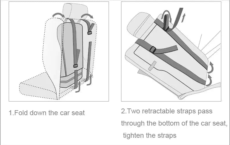 Maliben | Portable Child Travel Car Seat | Foldable Safety Booster with 5-Point Harness | Ages 0–12 Years
