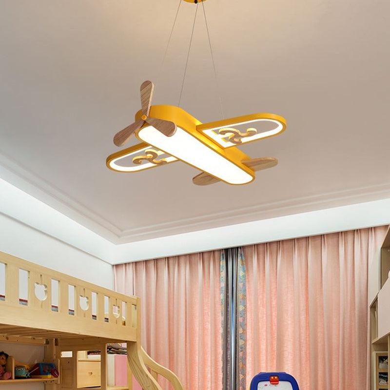 Maliben | Led Airplane Children's Room Chandelier - Skyflyer