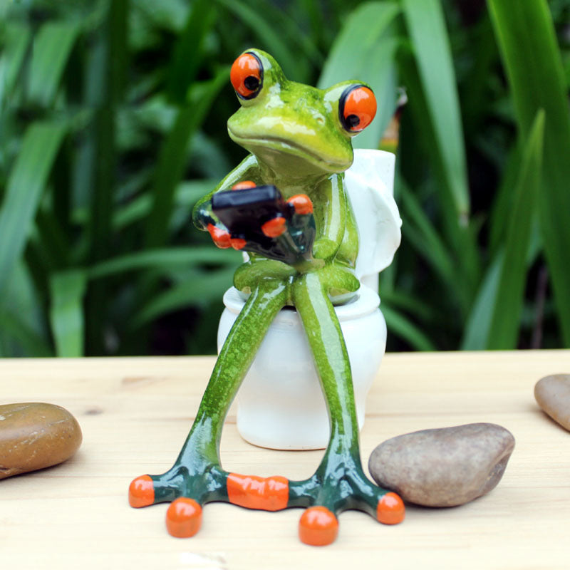 Maliben | Festival Frog Resin Crafts Frog Pastoral Ornament