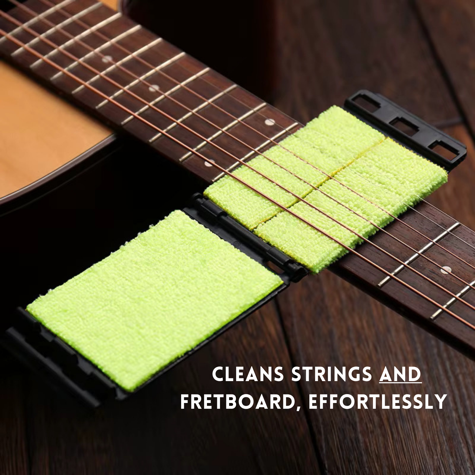 Maliben | 3-In-1 Guitar Fretboard & String Cleaning Tool