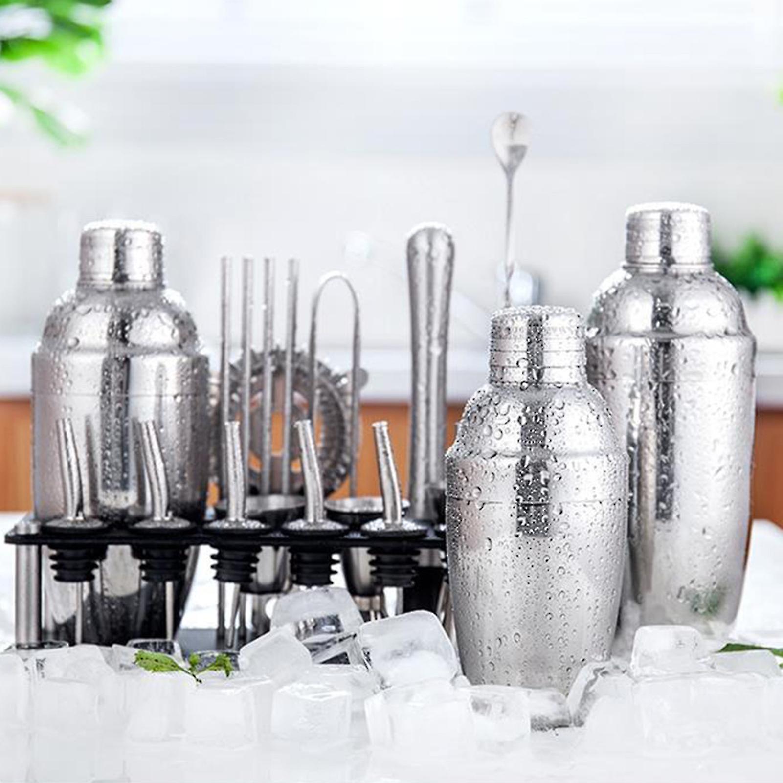 Maliben 23pcs/Set Bartender Kit Professional Versatility Stainless Steel Martini...