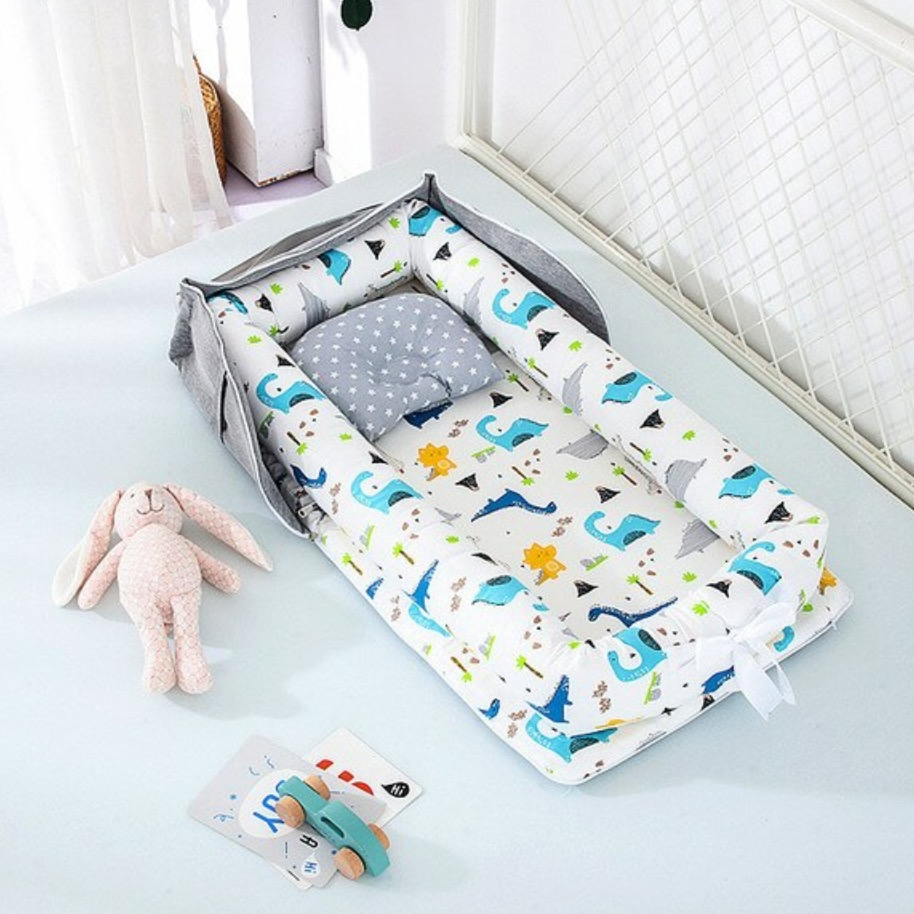 Maliben | Portable And Foldable Baby Bed With Pillow