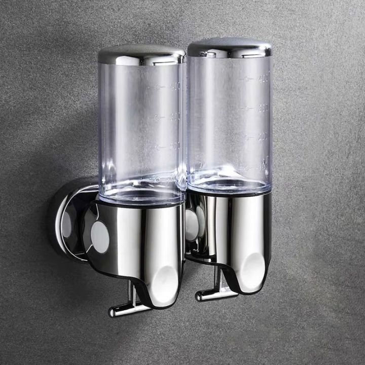 Maliben | Wall Mounted Soap Dispenser | Sudsstation Bathroom Organizer | Stainless Steel & Abs | 16.9 Fl Oz | Set Of 1–3