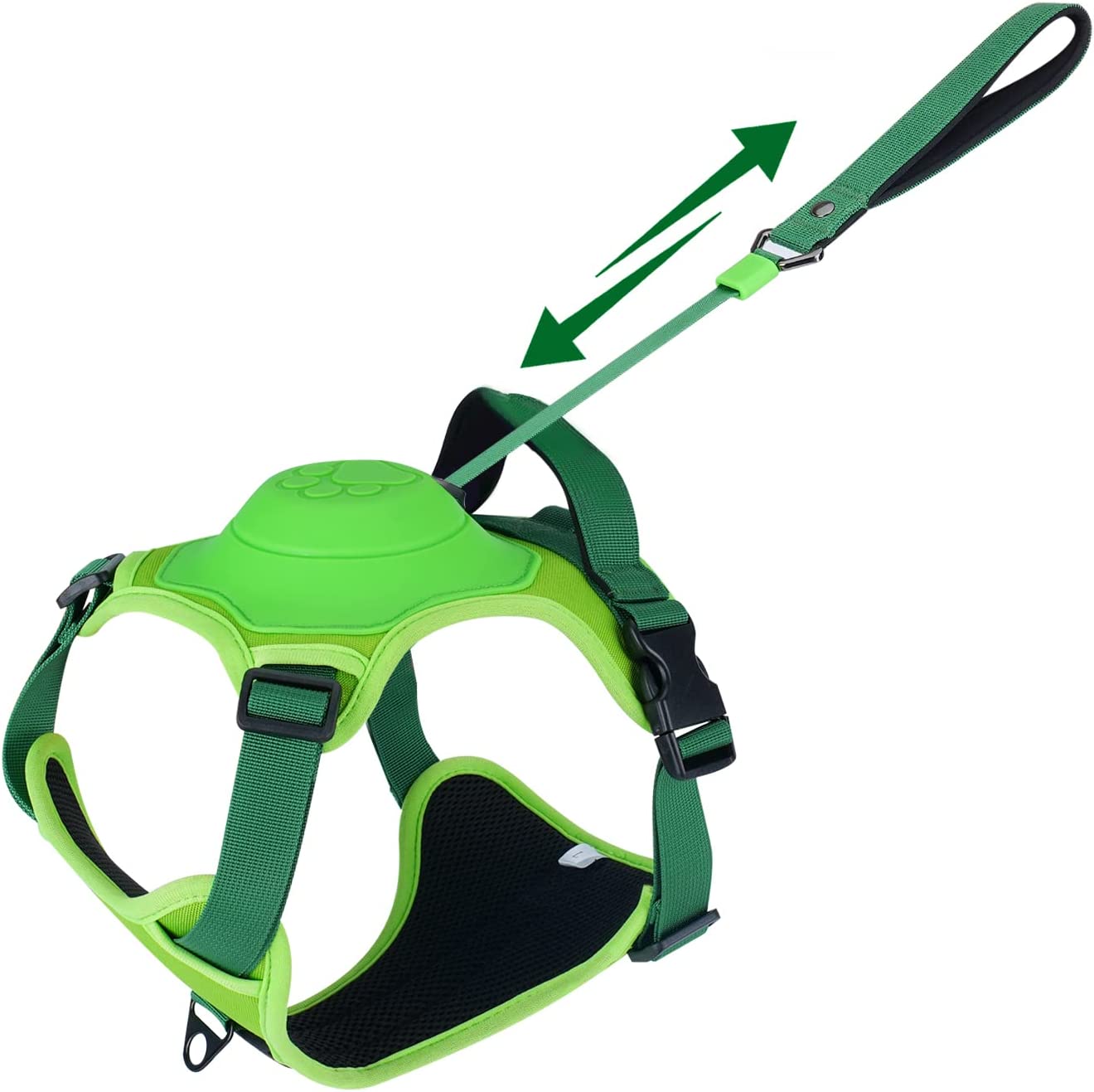 Maliben | mamymarket™ - Dog Harness and Retractable Leash Set All-in-One
