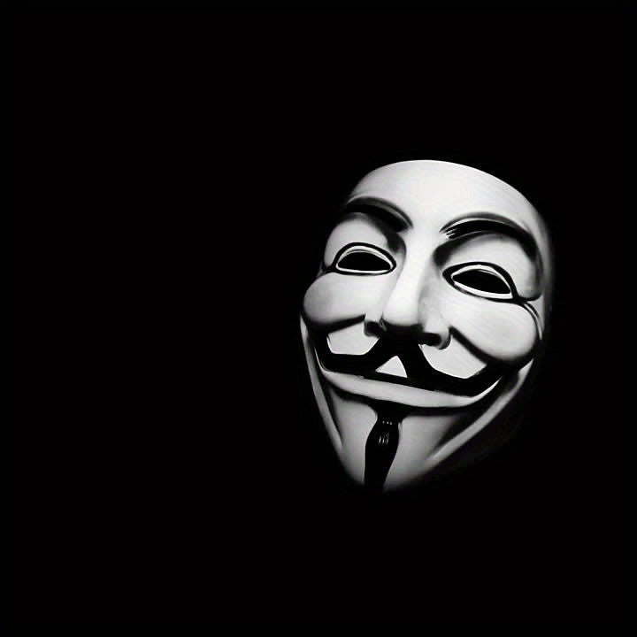 Maliben Anonymous Halloween Mask — Full-Face Cosplay Mask