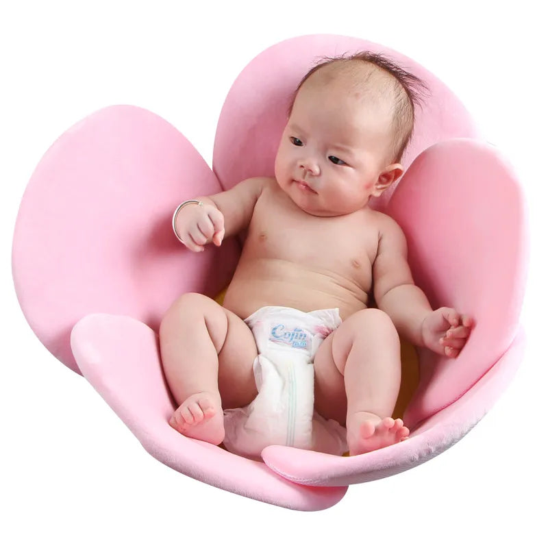 Maliben | Flower-Shaped Baby Bath Cushion For Sink & Basin