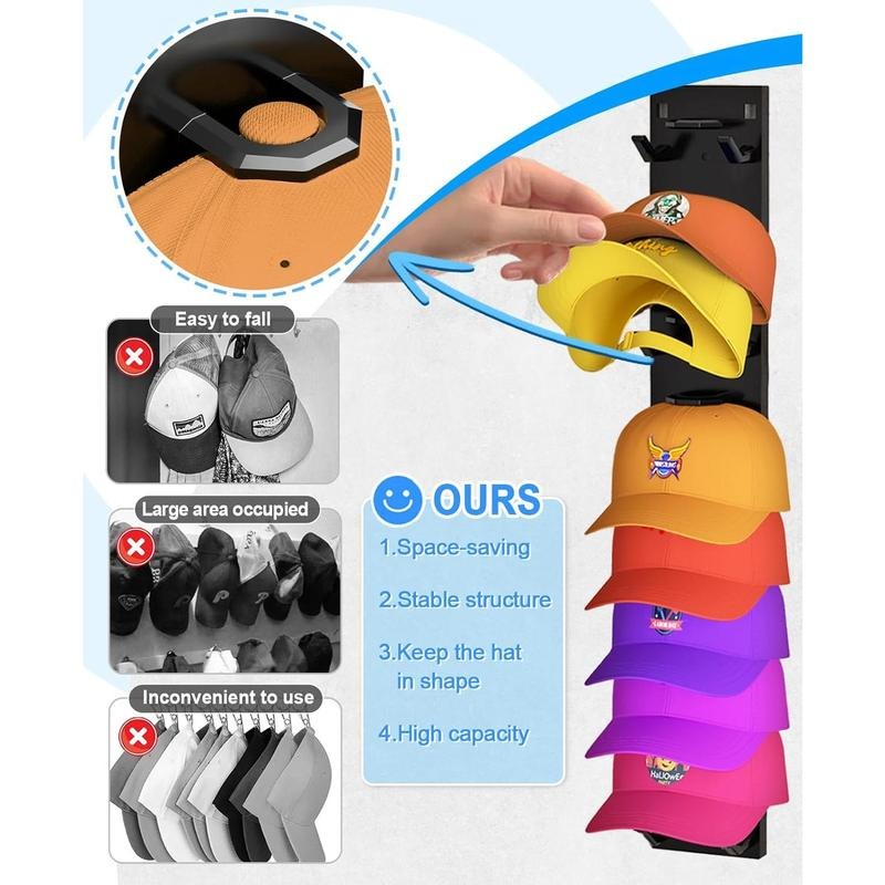 Maliben | Wall Mounted Hat Organizer