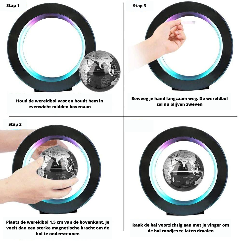 Maliben | Floating Globe Lamp | Unique Eye-Catcher For The Home