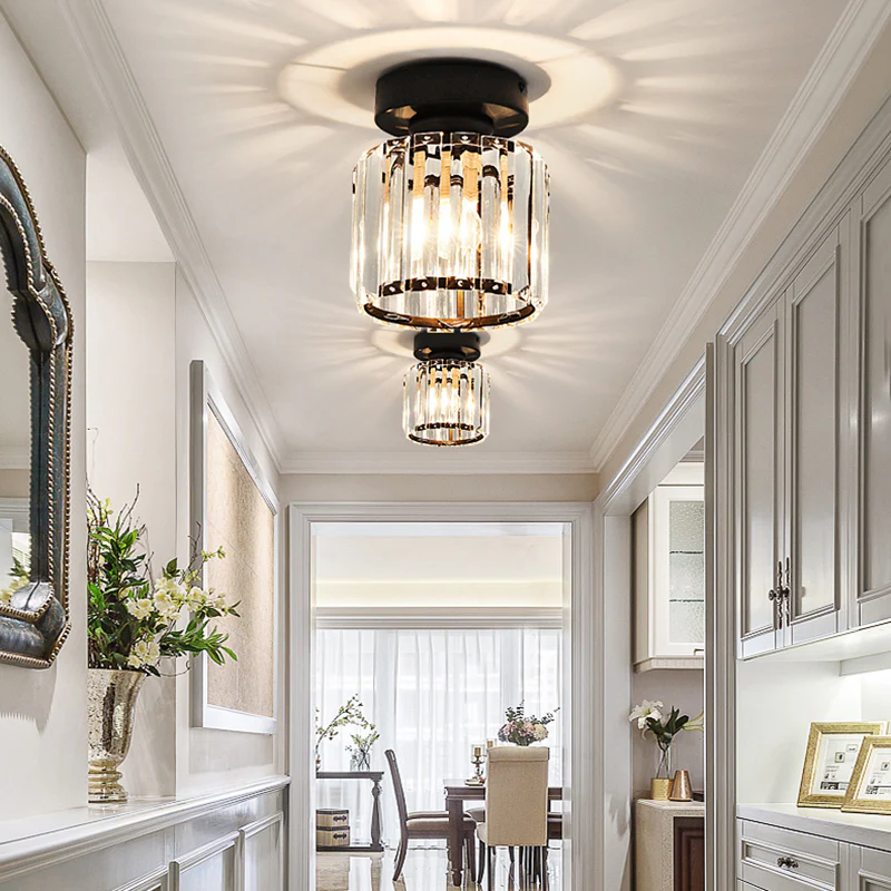 Maliben | Crystal Glass Ceiling Light For Modern Interiors