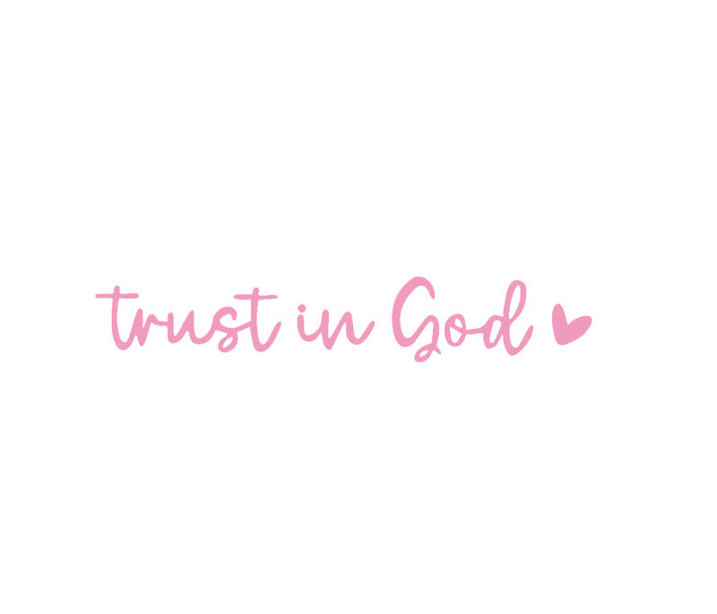 Maliben | “Trust In God” Rear-View Mirror Decal
