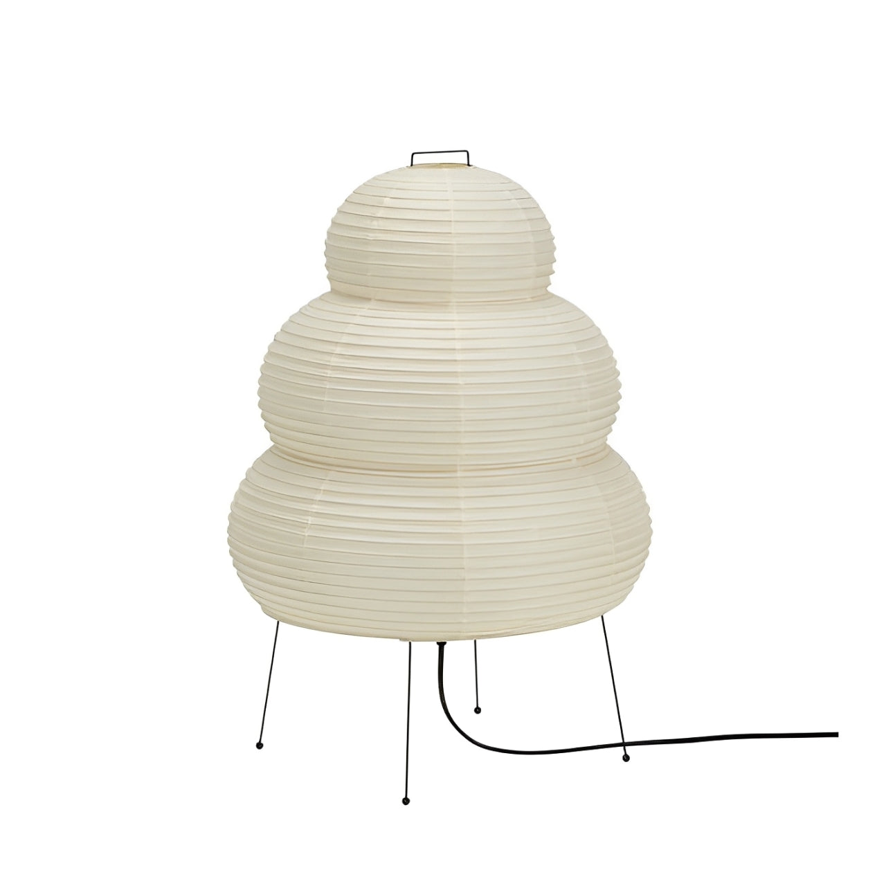 Maliben Zen Floor Lamp – Japanese Wabi-Sabi Style with 3-Mode Dimmable LED Light