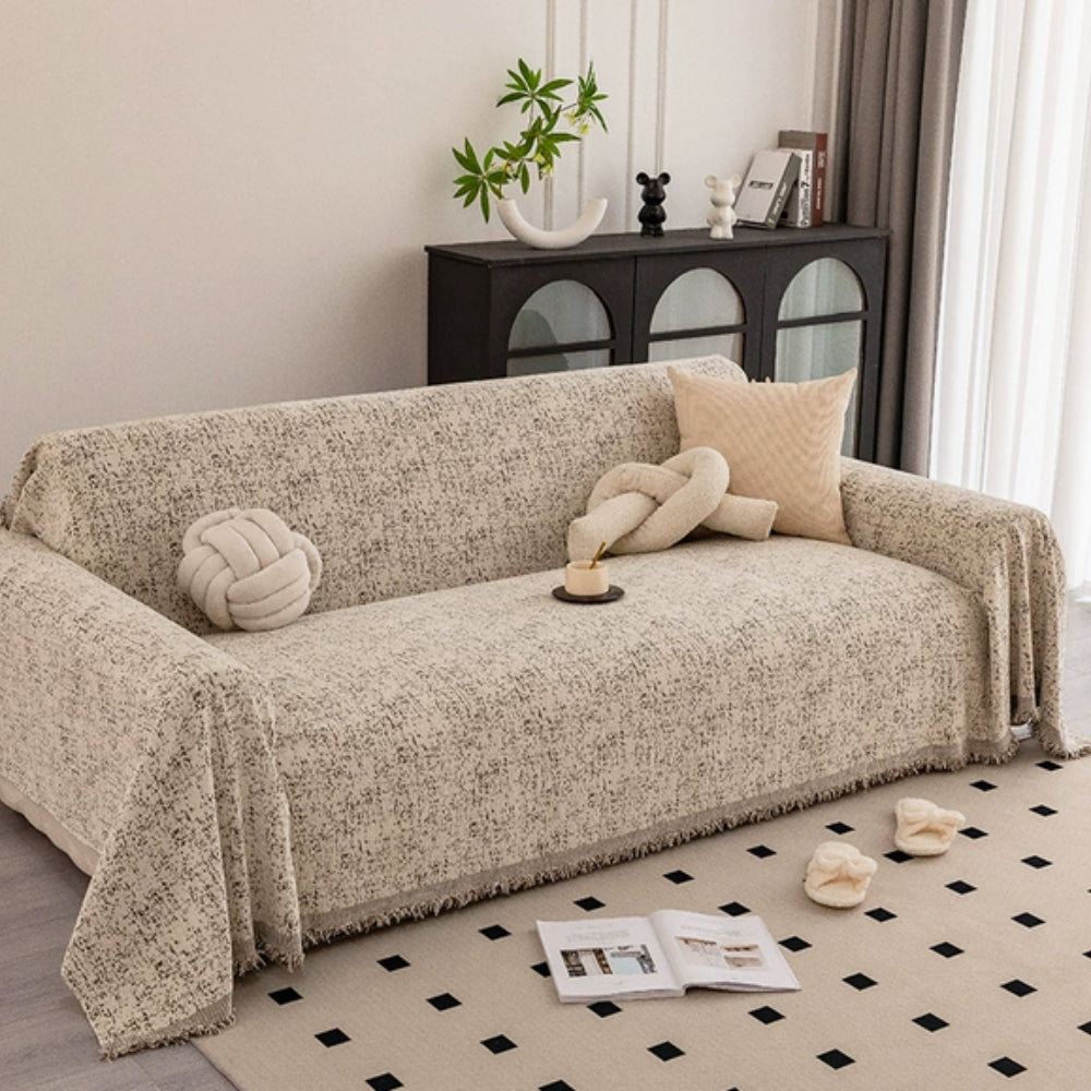 Maliben | Speckled Pattern Chenille Sofa Cover