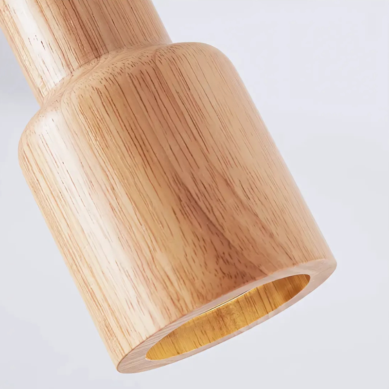 Maliben | Scandinavian Modern Led Pendant Lamp Of Wood